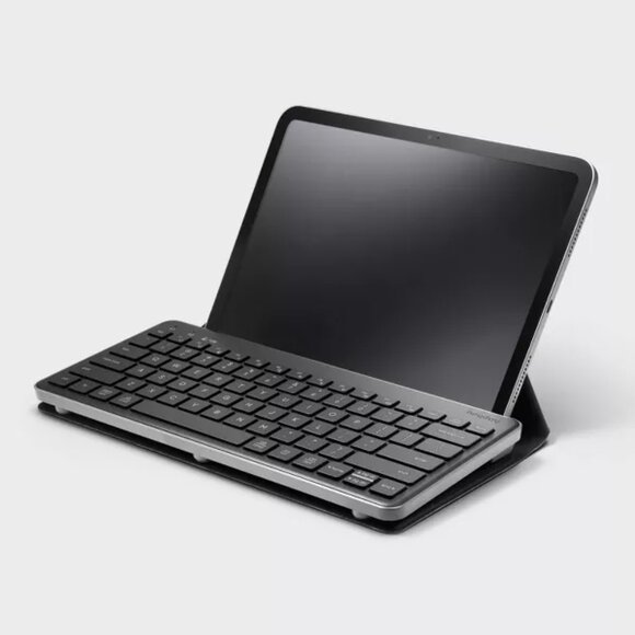 Wireless Keyboard with Stand for iPads & Tablets - Picture 1 of 4